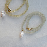 🌿 Prasiolith (Green Amethyst) Necklace