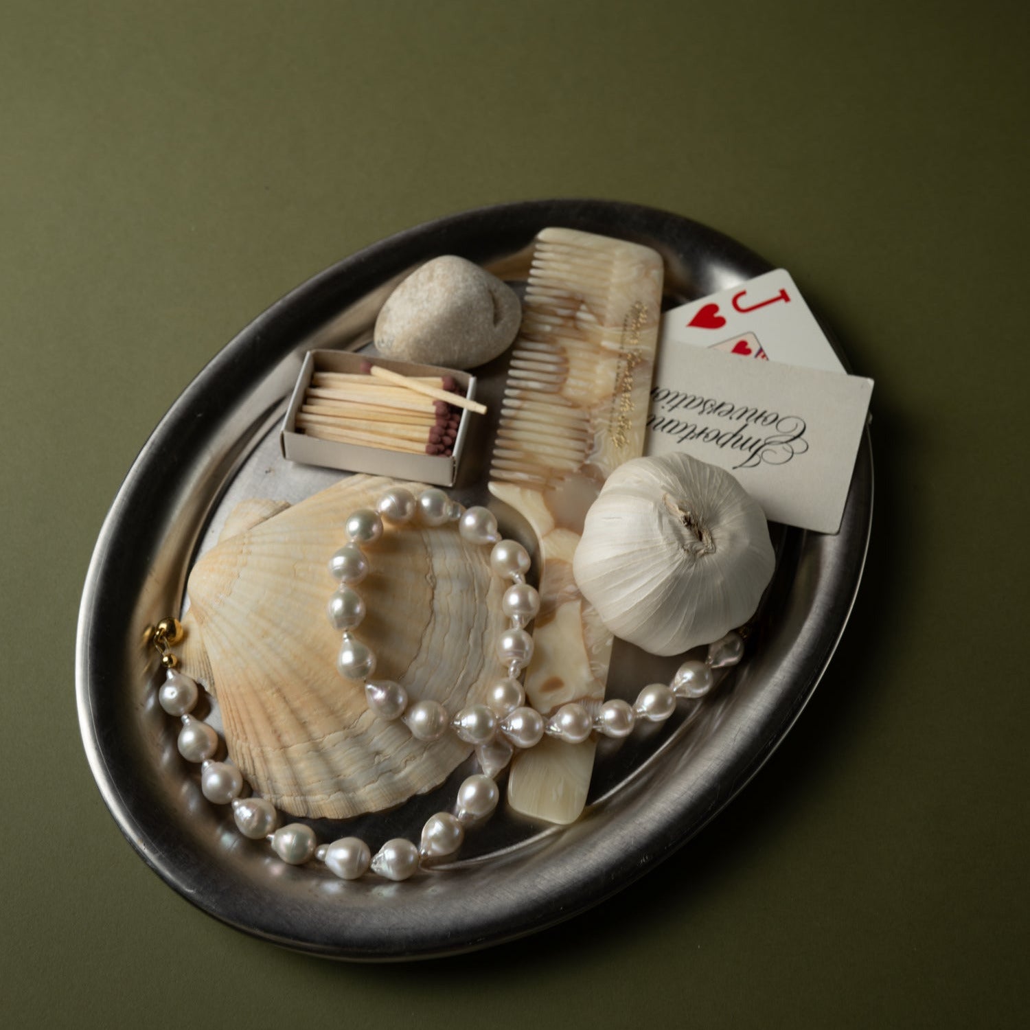Elba – Kette aus Mini-Barockperlen